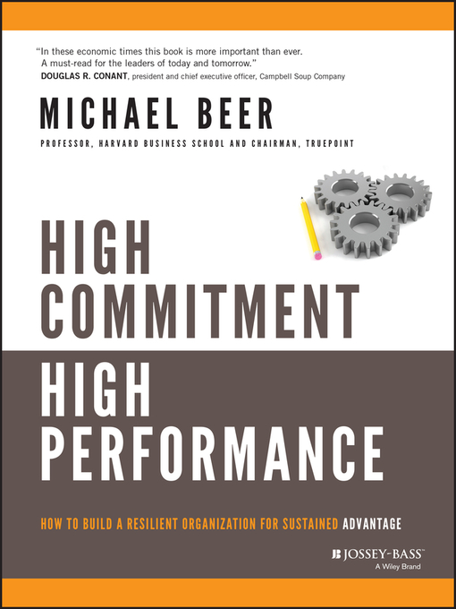 Title details for High Commitment High Performance by Michael Beer - Available